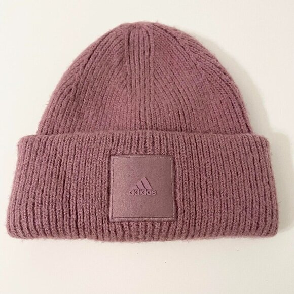 Adidas Womens Wide Cuff Fold Beanie Hat - Picture 15 of 16